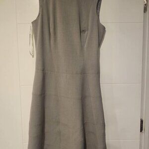 Calvin Klein Grey Fit and Flare Dress